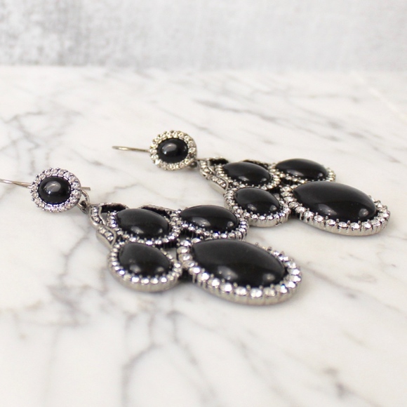 ✂️ Huge Lee Angel Statement Earrings - Picture 3 of 6